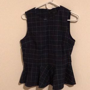 J.crew peplum work blouse